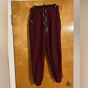 Figs Women's Burgundy Jogger Pants